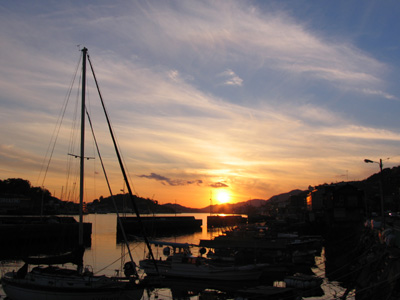 夕暮れ